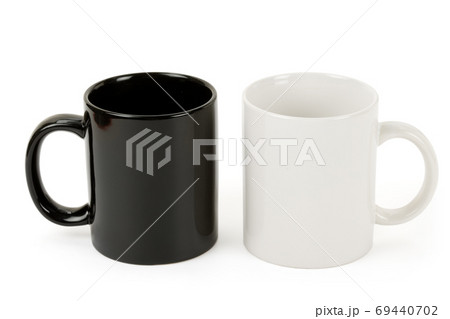 Black and white mug 69440702