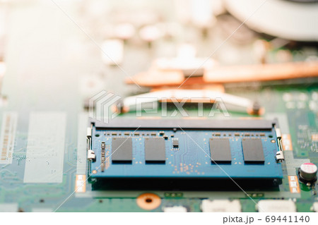 ram so-dimm ddr4 memory module, close-up view 69441140