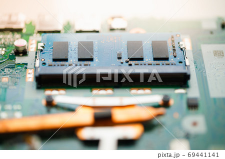 ram so-dimm ddr4 memory module, close-up view 69441141