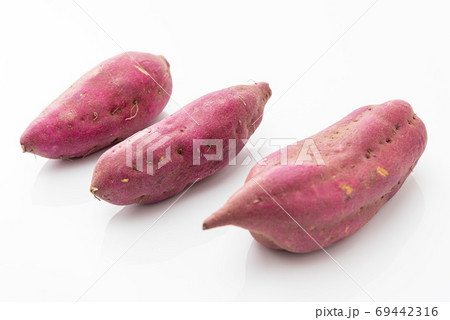 サツマイモの紅あずまの写真素材