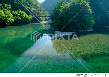 新緑の吉野川源流(奈良県吉野郡川上村) 新緑の吉野川源流(奈良県吉野郡川上村) 69443871