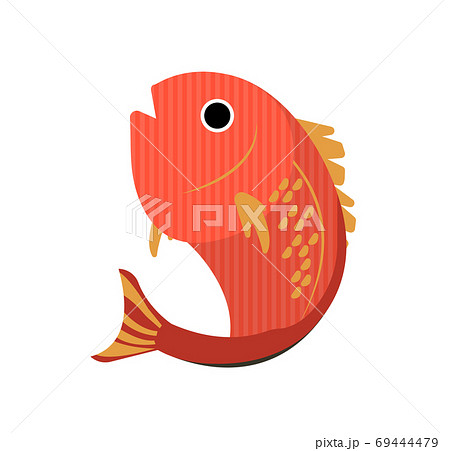 シンプルな鯛のイラスト素材のイラスト素材 シンプルな鯛のイラスト素材のイラスト素材