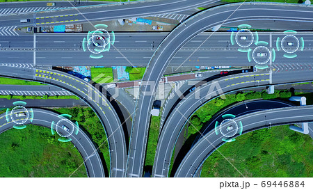 自動車のセンサーシステム 自動運転 次世代交通システム 自動車のセンサーシステム 自動運転 次世代交通システム 69446884