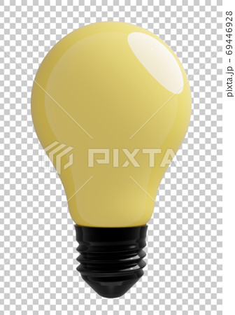 電球 アイディア ひらめき イラストのイラスト素材