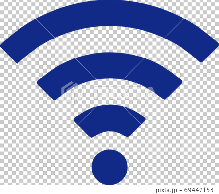 Wifiアイコンイラストのイラスト素材