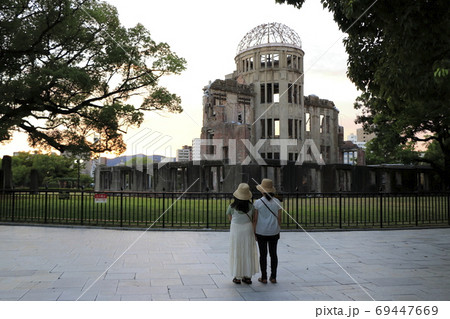 広島原爆ドーム夕景2020　⑩ 69447669