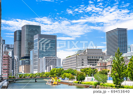 《大阪府》大阪都市風景・中之島のながめ 69453640