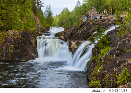 Kivach waterfall in Karelia Russia Kivach waterfall in Karelia Russia 69454133
