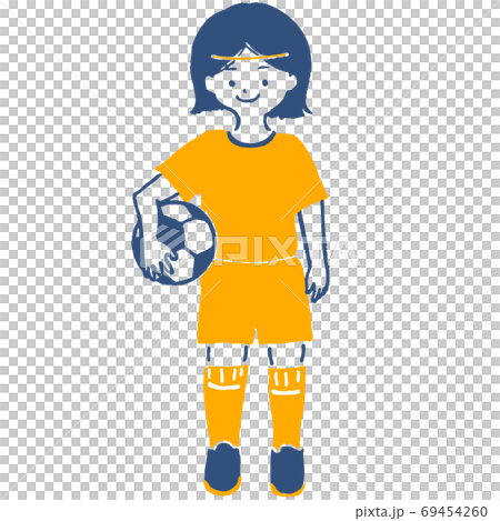Women's soccer, front illustration Women's soccer, front illustration 69454260