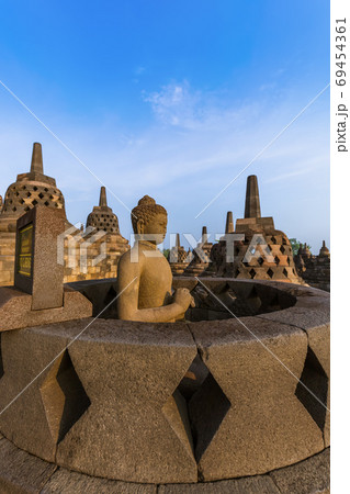 Borobudur Buddist Temple - island Java Indonesia 69454361