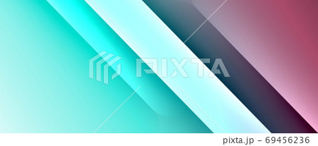 Fluid gradients with dynamic diagonal lines abstract background. Bright colors with dynamic light and shadow effects. Vector wallpaper or poster 69456236