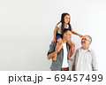 Happy father day. Family living lifestyle at home. 69457499