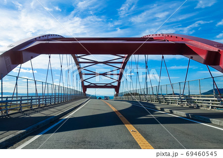 大分空港道路の楓江大橋 69460545