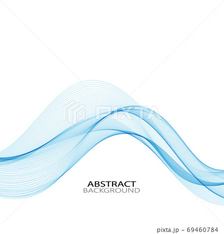 abstract blue business technology colorful wave vector background eps10 69460784