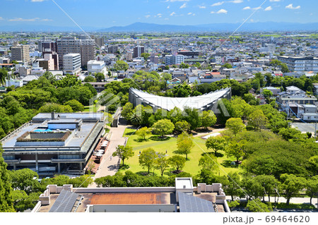 佐賀県　佐賀市の街並み 69464620