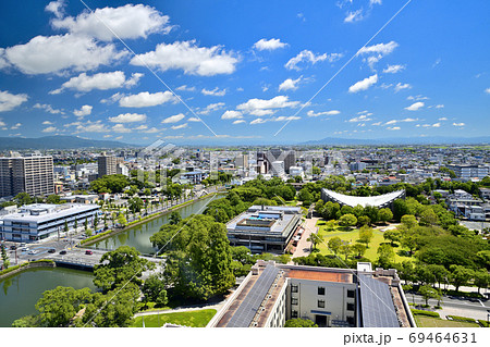 佐賀県　佐賀市の街並み 69464631