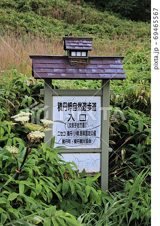 積丹岬自然遊歩道入口(北海道積丹町) 積丹岬自然遊歩道入口(北海道積丹町) 69465567