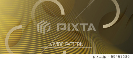 Abstract Vector Curve. Gold Futuristic Wallpaper. Abstract Vector Curve. Gold Futuristic Wallpaper. 69465586