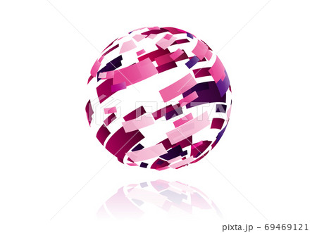 イラスト　球体　イメージ 69469121