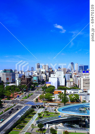 名古屋市、オアシス21と水の宇宙船の風景 名古屋市、オアシス21と水の宇宙船の風景 69470109