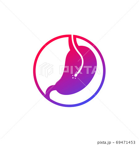 endoscopy icon, stomach and endoscope endoscopy icon, stomach and endoscope 69471453