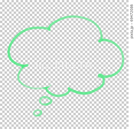 手書きのふきだし素材のイラスト素材