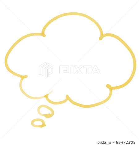 手書きのふきだし素材のイラスト素材