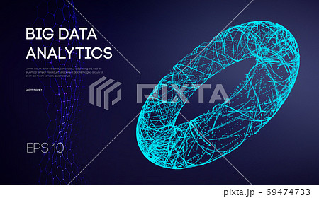 Big data network information background. Internet analytics and computer technology. Business analysis database, digital info vector illustration. Big storage search optimisation. Networking Big data network information background. Internet analytics and computer technology. Business analysis database, digital info vector illustration. Big storage search optimisation. Networking 69474733