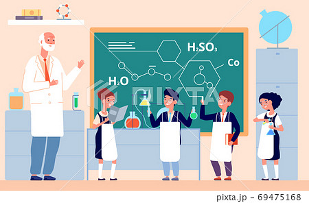 chemistry classroom cartoon
