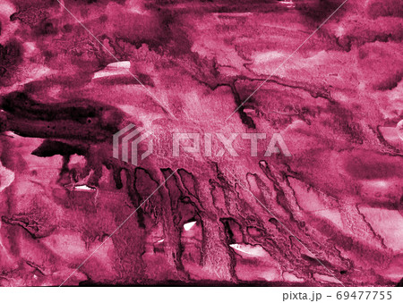Abstract pink watercolor on paper texture as background Abstract pink watercolor on paper texture as background 69477755