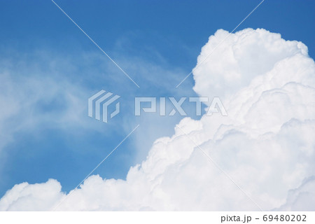 夏空に入道雲 夏空に入道雲 69480202