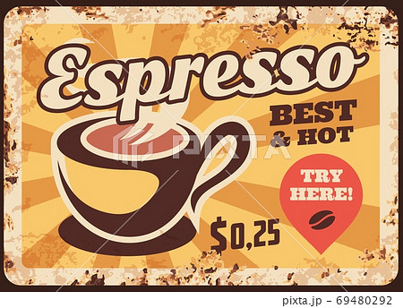 Steaming coffee, vector cup with hot espresso Steaming coffee, vector cup with hot espresso 69480292