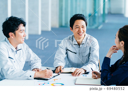 ビジネス　作業服　男女 69480552