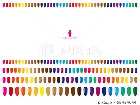 ネイルのあしらい 69484644