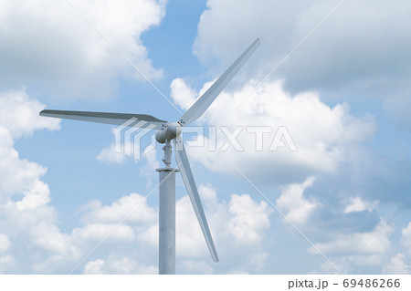 Wind turbine, renewable energy source of future. Wind turbine, renewable energy source of future. 69486266