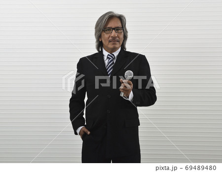 Business presentation and seminar concept Business presentation and seminar concept 69489480