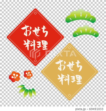 New Year dishes brush character material illustration material icon New Year dishes brush character material illustration material icon 69491033