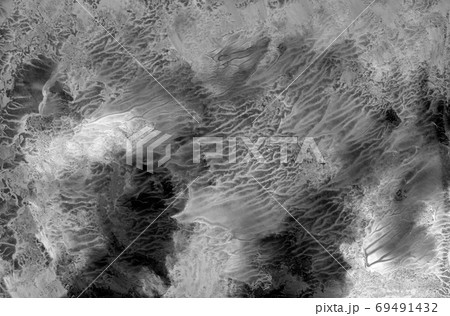 Hand-drawn texture monotype gouache painting in gray scale Hand-drawn texture monotype gouache painting in gray scale 69491432