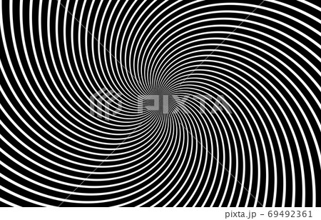 Black and white hypnotic spiral background . 69492361