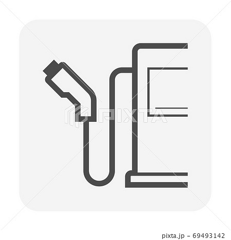 Gas nozzle station service vector icon design. Gas nozzle station service vector icon design. 69493142