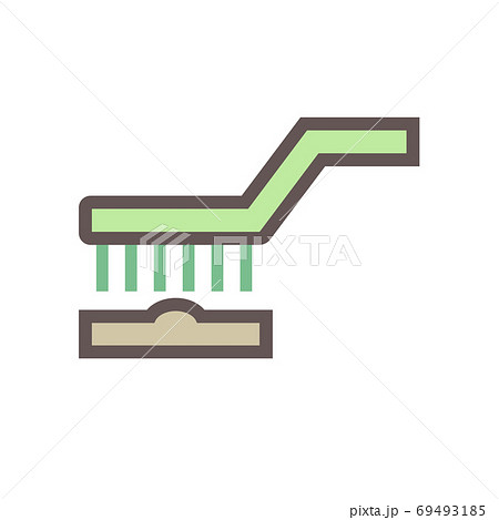 Welding work and steel brush cleaning work vector icon design. 69493185
