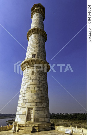 Tower of Taj Mahal in Agra, Uttar Pradesh, India 69494624