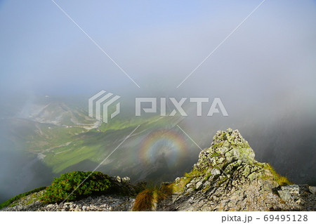 立山でのブロッケン現象 立山でのブロッケン現象 69495128