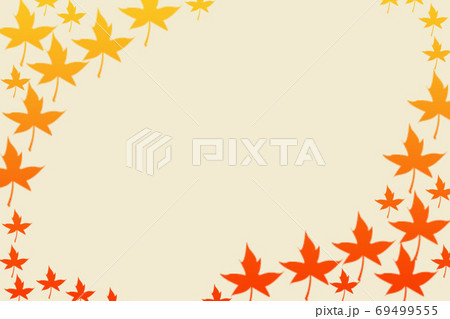 紅葉の背景素材 69499555