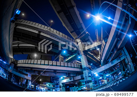 箱崎ジャンクションの夜景 69499577