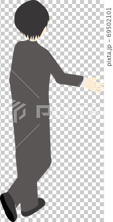 行走的商務人士的背影 行走的商務人士的背影 69502101