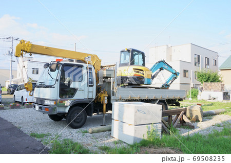 バックホーの輸送 69508235