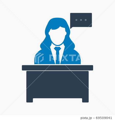 Manager Icon. Flat style vector EPS. 69509041