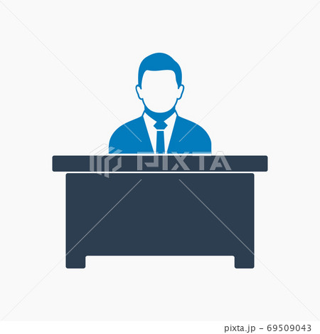 Manager Icon. Flat style vector EPS. 69509043