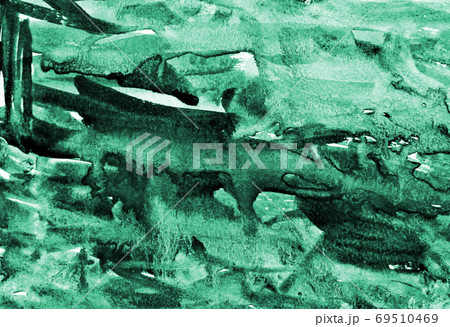Abstract green watercolor on paper texture as background Abstract green watercolor on paper texture as background 69510469